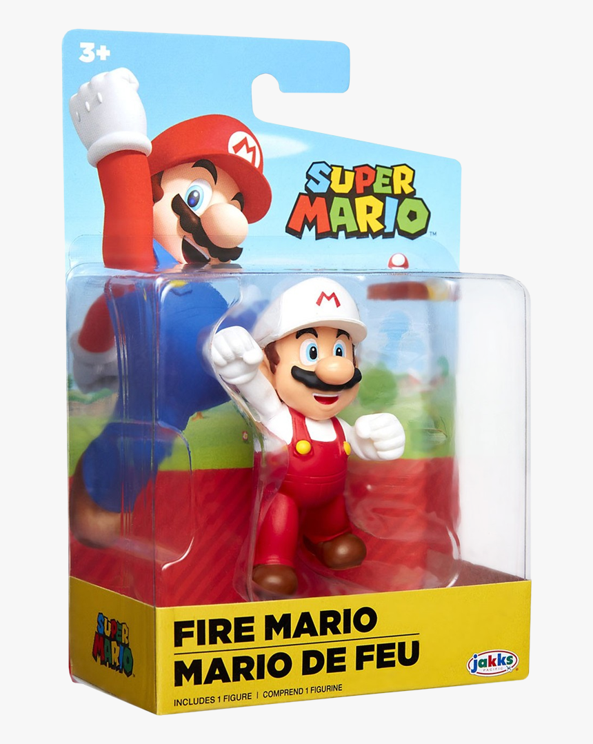 Fire Mario - Mario 2.5 Inch Figures, HD Png Download, Free Download