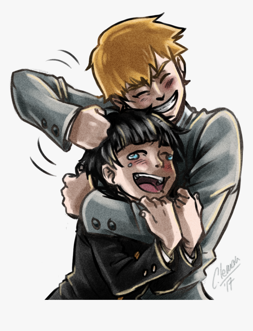 Mob Psycho 100 Shigeo Hugs Reigen, HD Png Download, Free Download