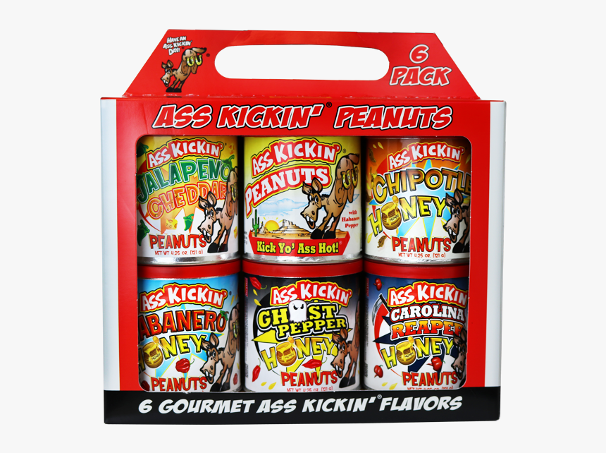 Ass Kickin’ Peanuts Variety 6 Pack - Toy, HD Png Download, Free Download