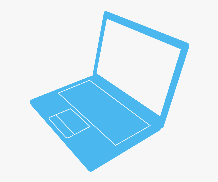 Clipart Laptop Silhouette, HD Png Download, Free Download