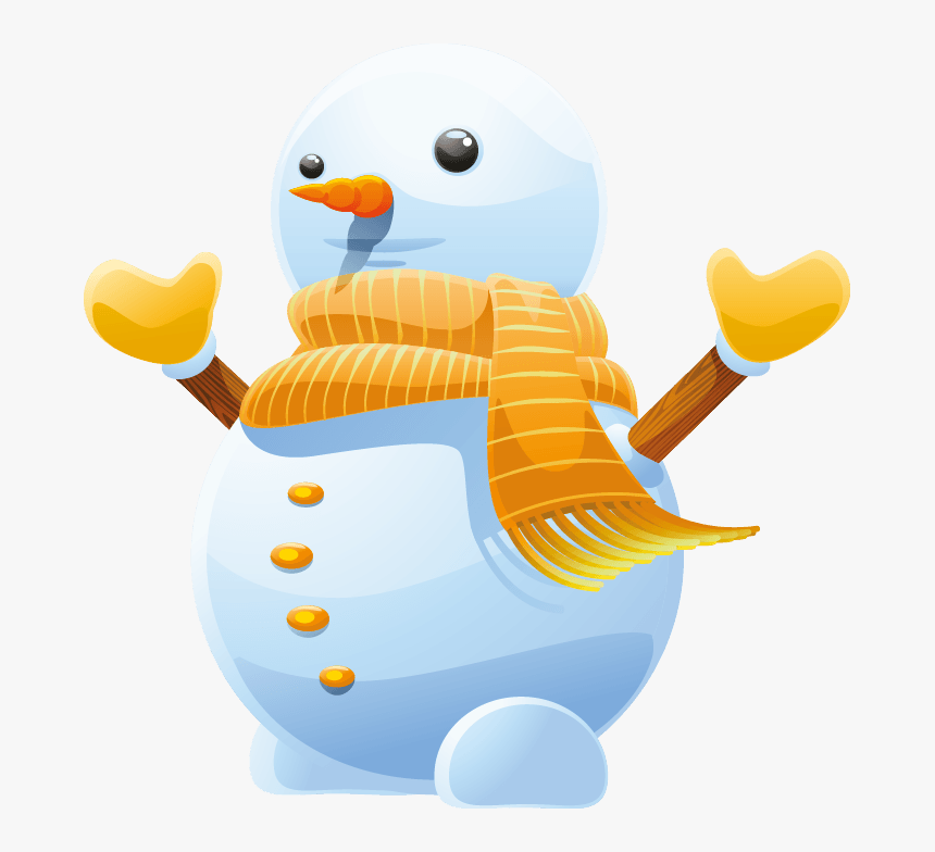 3d Cute Snowman Vector Art Png - Snowman Png, Transparent Png, Free Download