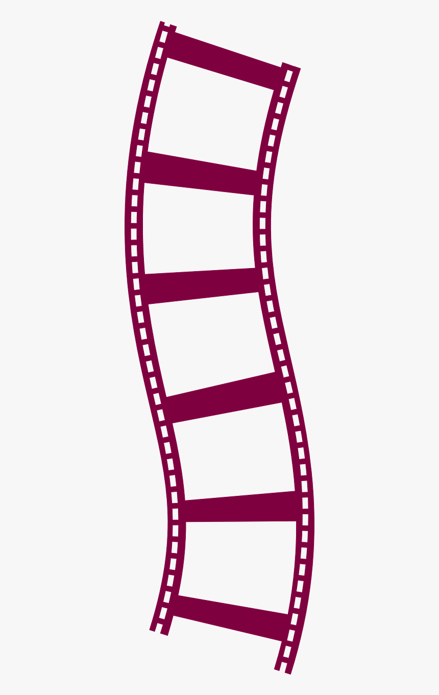 Filmstrip Reel Movie Projector Clip Art - Transparent Movie Reel Clipart, HD Png Download, Free Download
