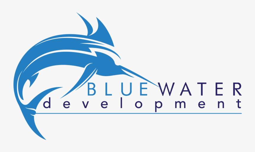 Marlin Fish Vector Logos , Png Download - Blue Water Development Ocean City Md, Transparent Png, Free Download