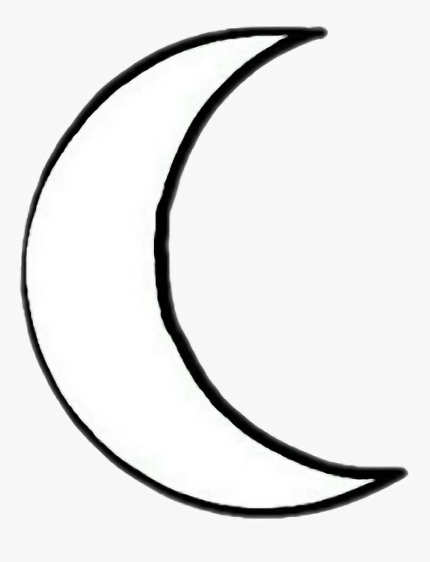 Sun Drawing Download Free Clipart With A Transparent - Moon Drawing Png White, Png Download, Free Download