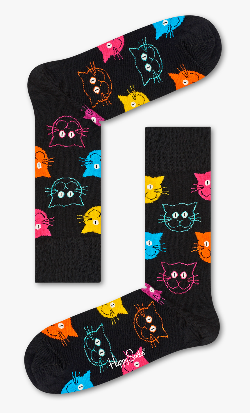 Product Image - Happy Socks Cats, HD Png Download, Free Download