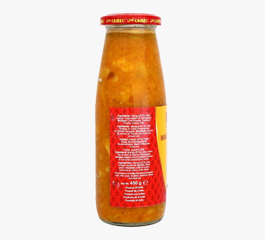 Camel Mango Slice Pickle In Mustard & Vinegar 450g - Glass Bottle, HD Png Download, Free Download