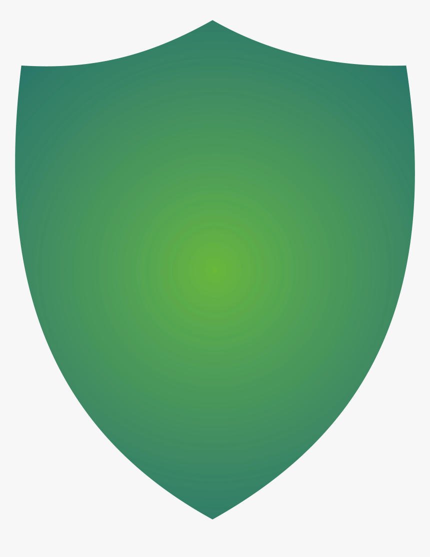 Banner Transparent Shield Flat Design Green Transprent - Circle, HD Png Download, Free Download