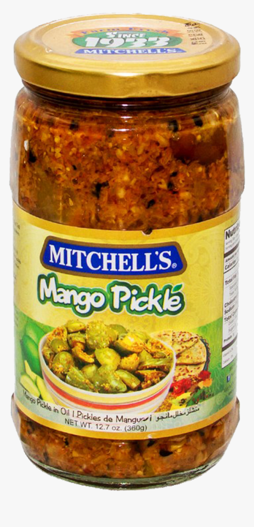 Mitchells Mango Pickle 360 Gm, HD Png Download, Free Download