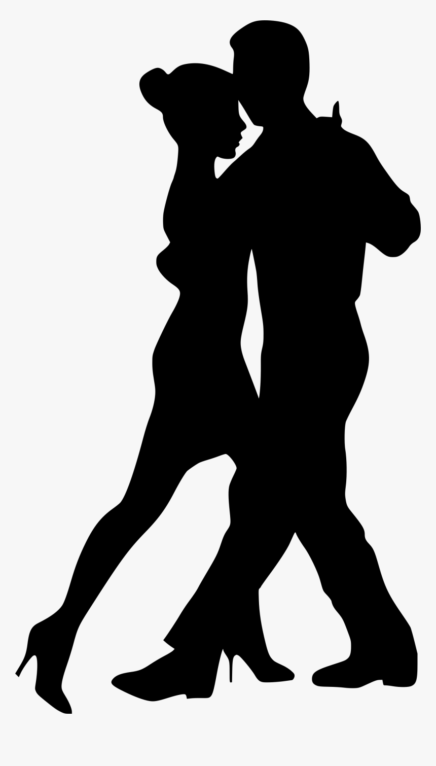 Transparent Couple Silhouette Png - Transparent Couple Dancing Silhouette, Png Download, Free Download