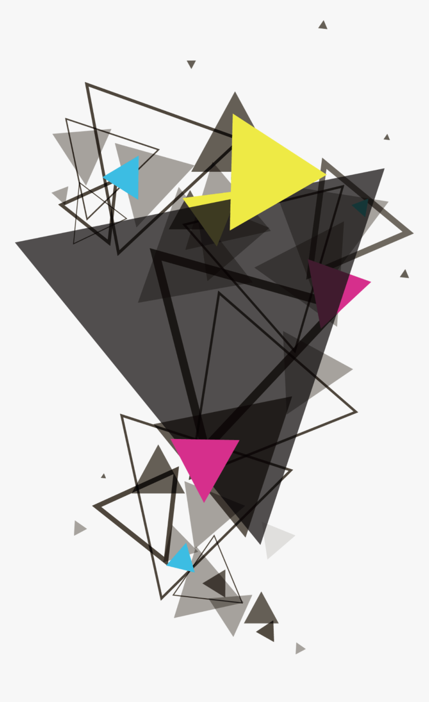 #ftestickers #overlay #pattern #triangles #abstract - Graphic Design Graduation Poster, HD Png Download, Free Download
