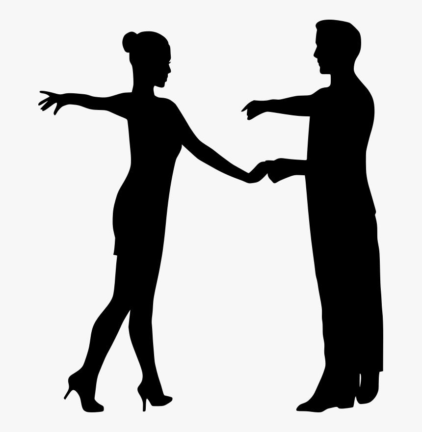 Transparent Couple Silhouette Png - Salsa Dance Icon Png, Png Download, Free Download