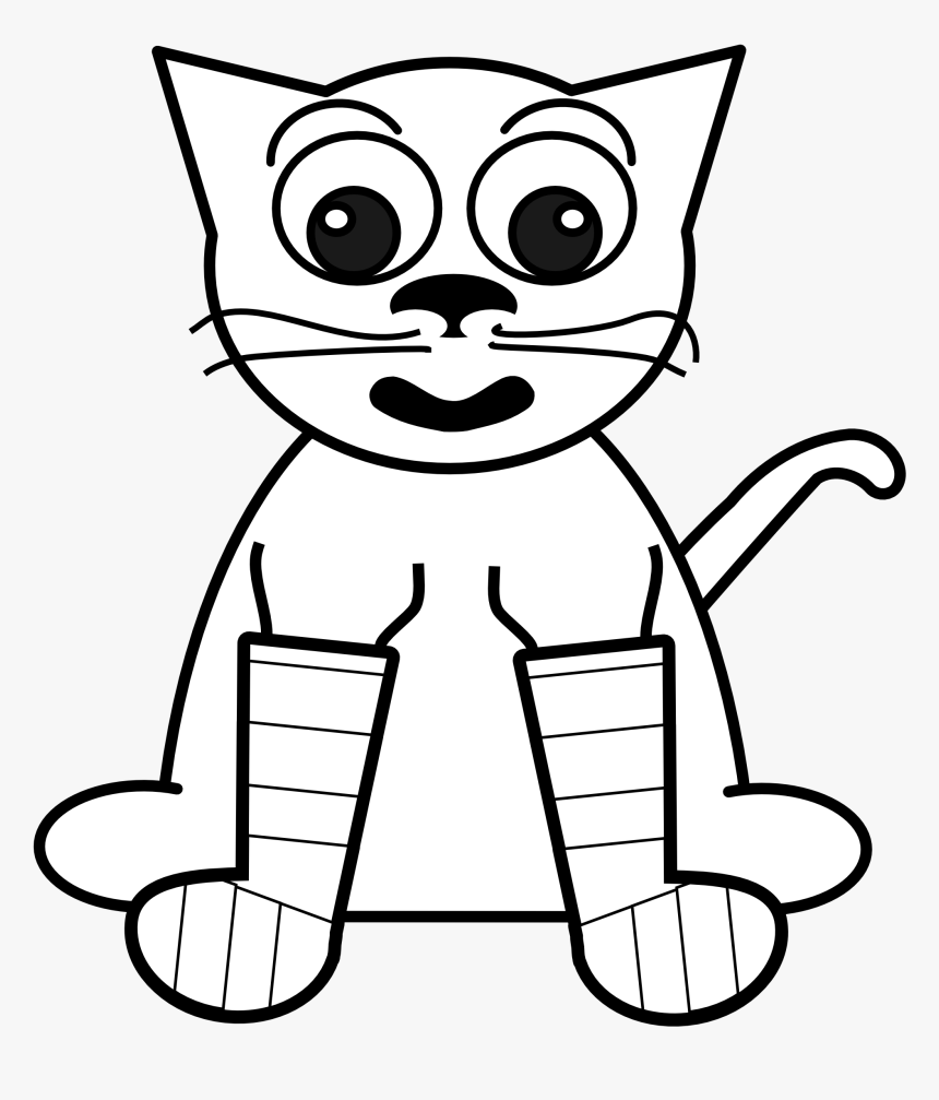 Crazy Socks Clip Art Black And White, HD Png Download, Free Download