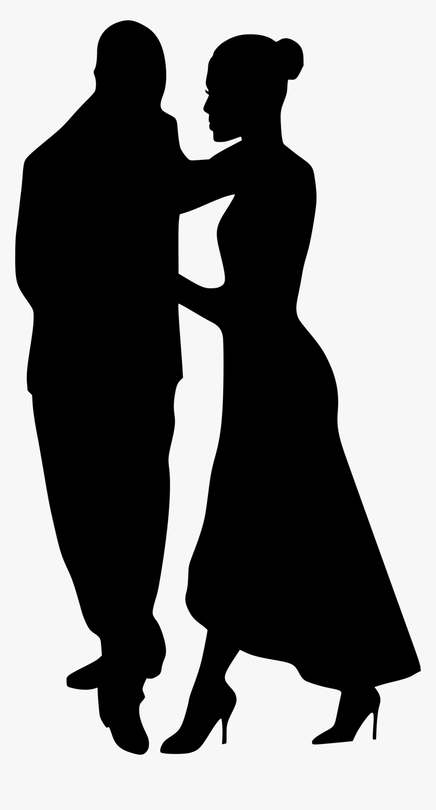 Dancing Couple 6 Clip Arts - African American Dancing Couples, HD Png Download, Free Download