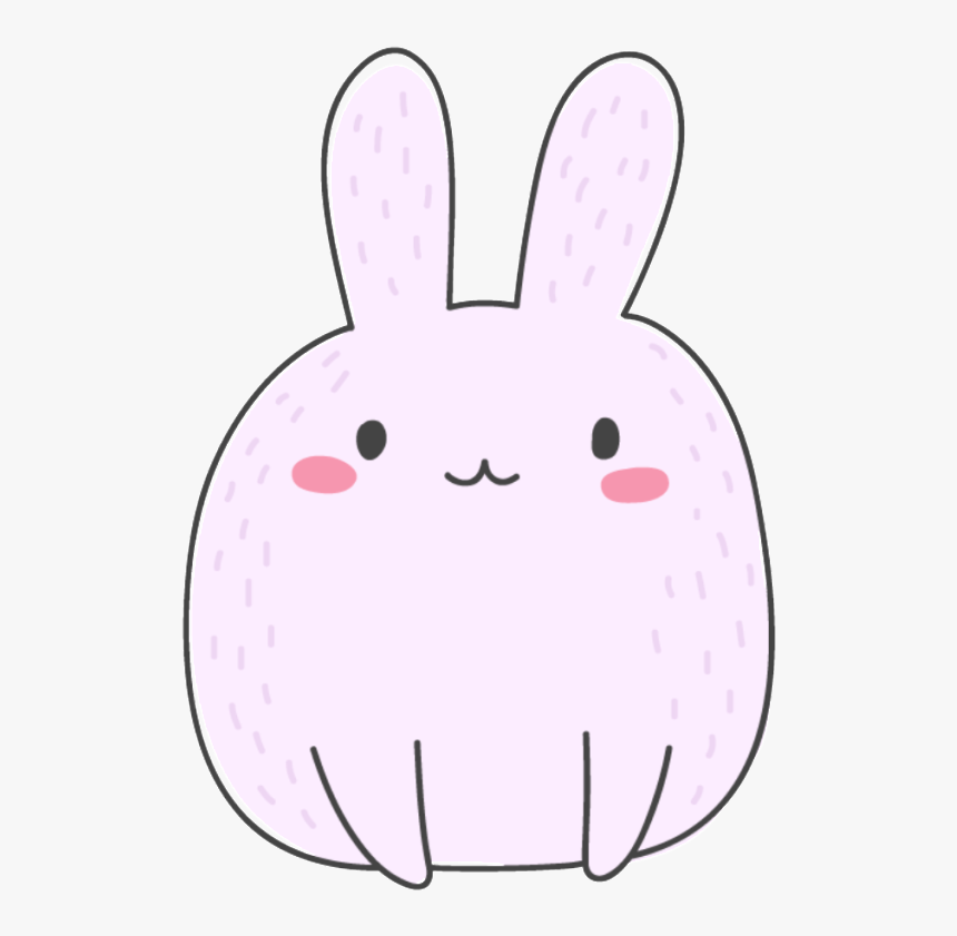 A Cute Cartoon Rabbit Vector - Domestic Rabbit, HD Png Download, Free Download