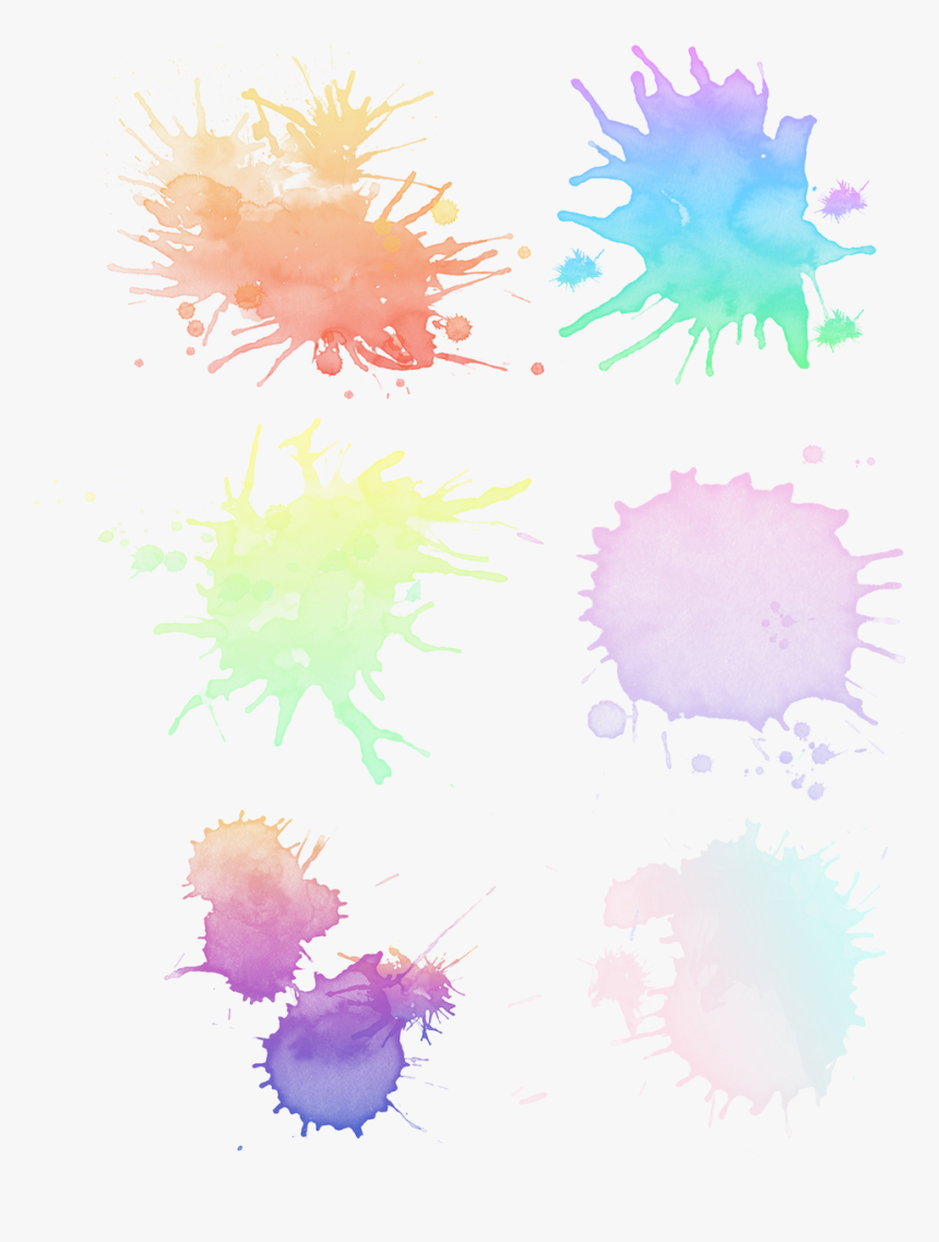 Transparent Using Clipart For Commercial Use - สี น้ำ หมึก ฟ้า, HD Png Download, Free Download