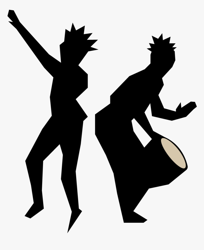Clip Black And White Stock African Dancer Silhouette - African Dancer Silhouette Png, Transparent Png, Free Download