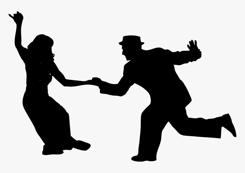 Swing Class Wednesdays - Swing Dance Silhouette Png, Transparent Png, Free Download