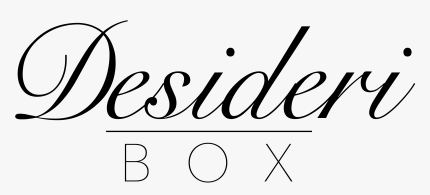 Desideri Box - Calligraphy - Chantilly, HD Png Download, Free Download