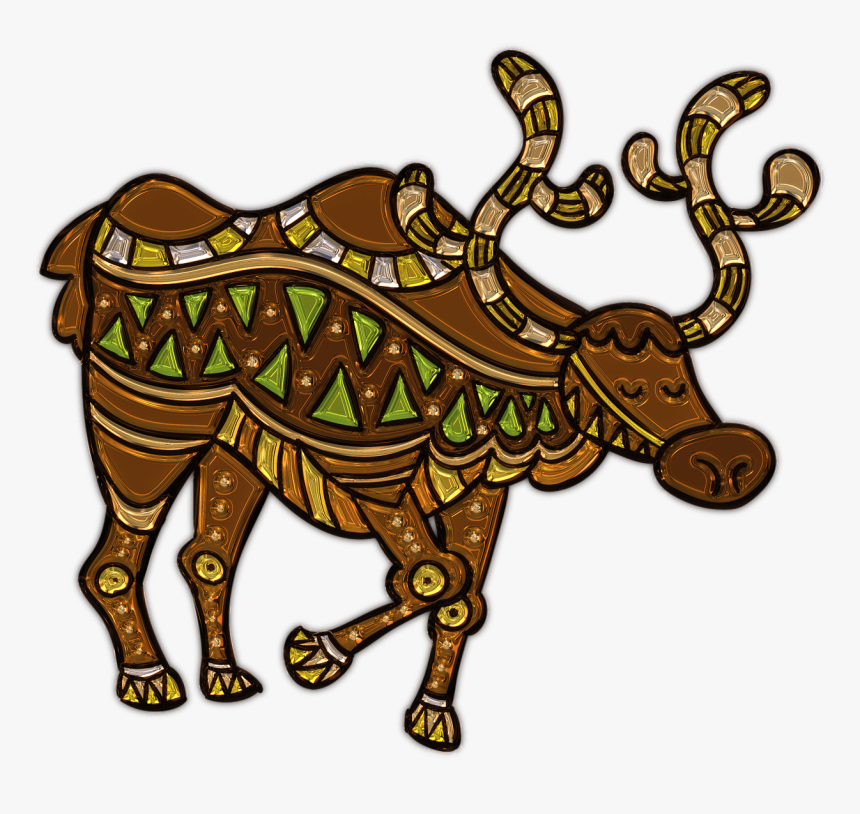 Reindeer Plastic Art - Reindeer, HD Png Download, Free Download