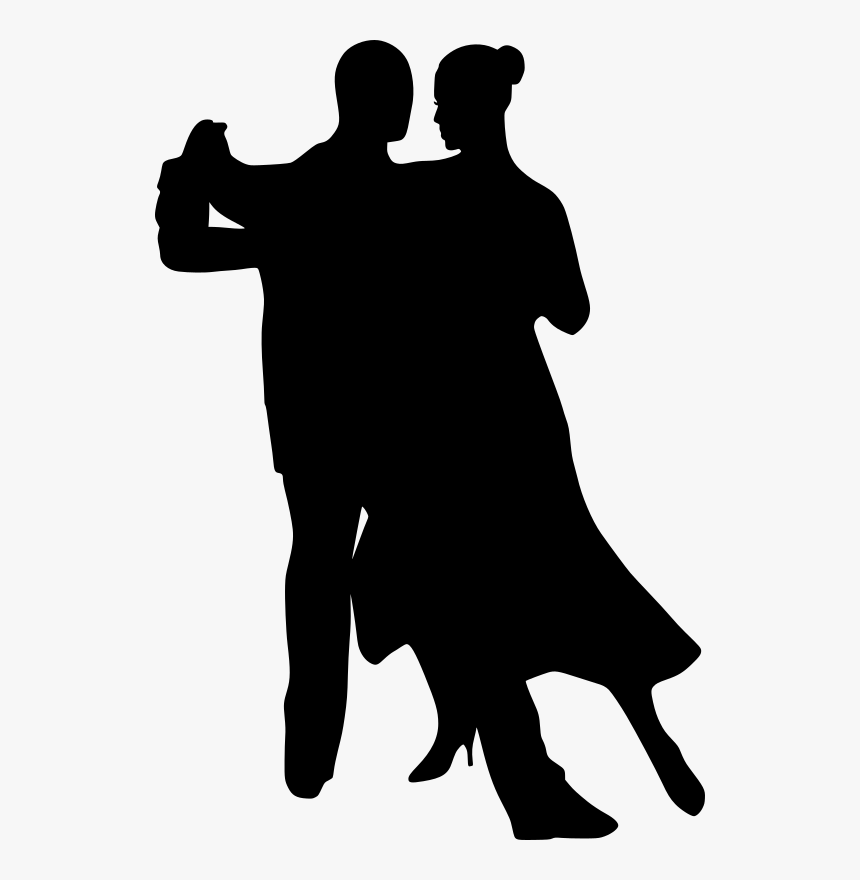 Transparent Salsa Dance Clipart - Png Dancing Couple Black And White, Png Download, Free Download