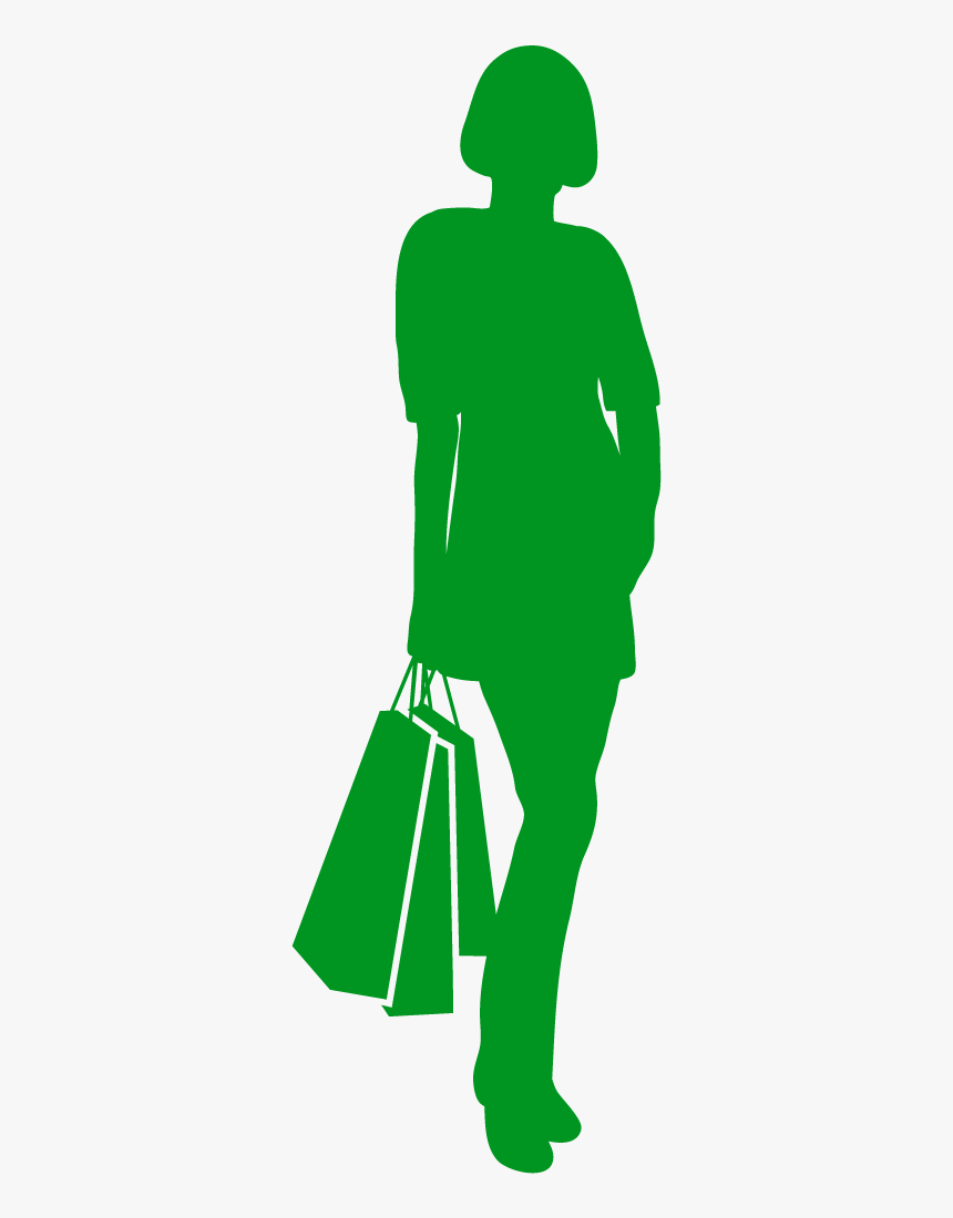 Silhouette Drawing Woman Cartoon - Illustration, HD Png Download, Free Download