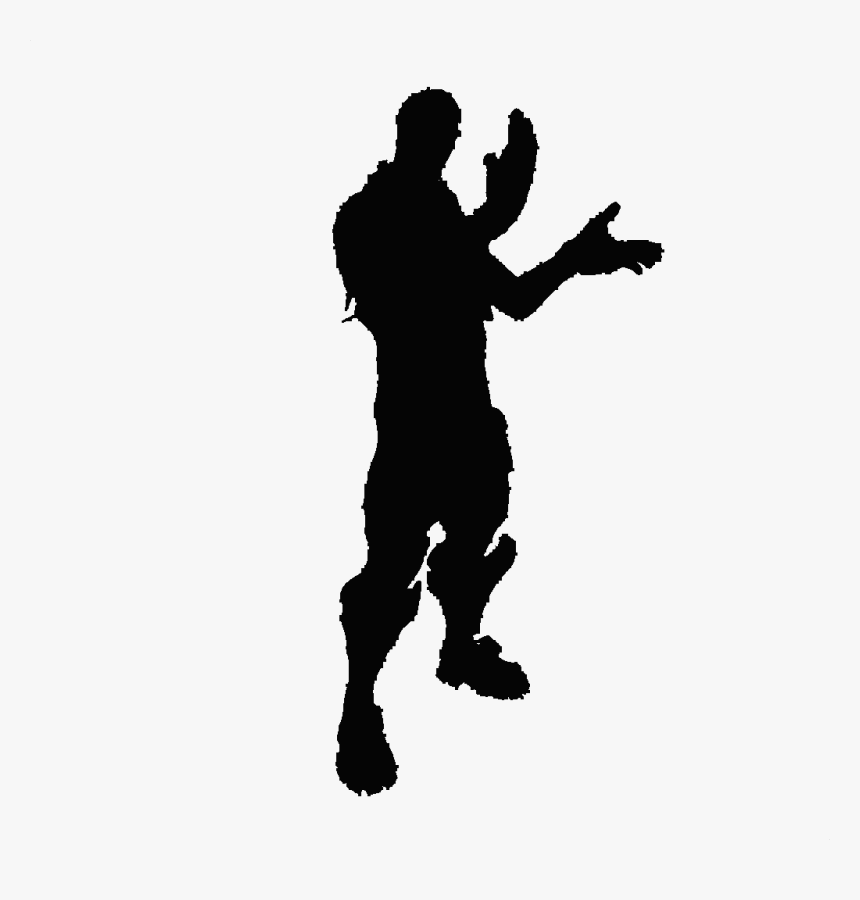 Download Slow Clap Fortnite Loser Dance Vector Full - Fortnite Dance Silhouette, HD Png Download, Free Download