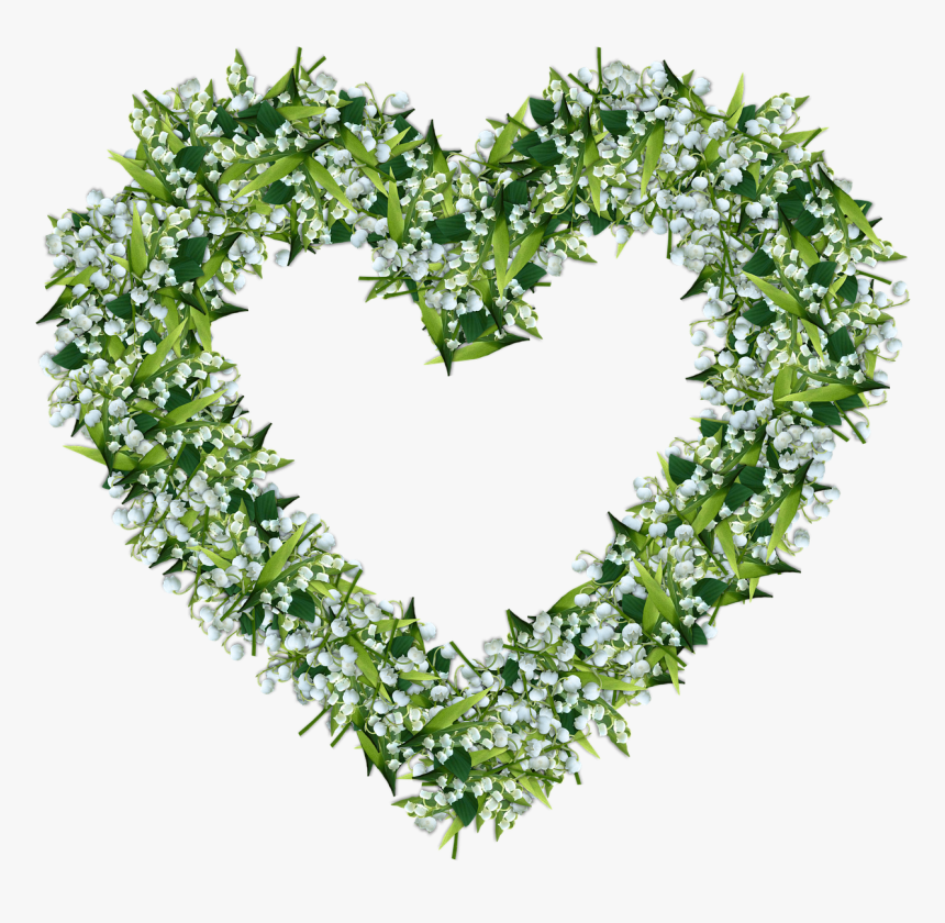 #lovestickers #love #heart #nature #flower #wreath - Lily Of The Valley Png, Transparent Png, Free Download