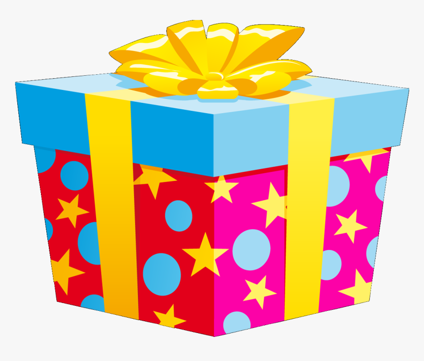 Clip Art,yellow,present,gift Wrapping,graphics - Birthday Wishes Gift Video, HD Png Download, Free Download