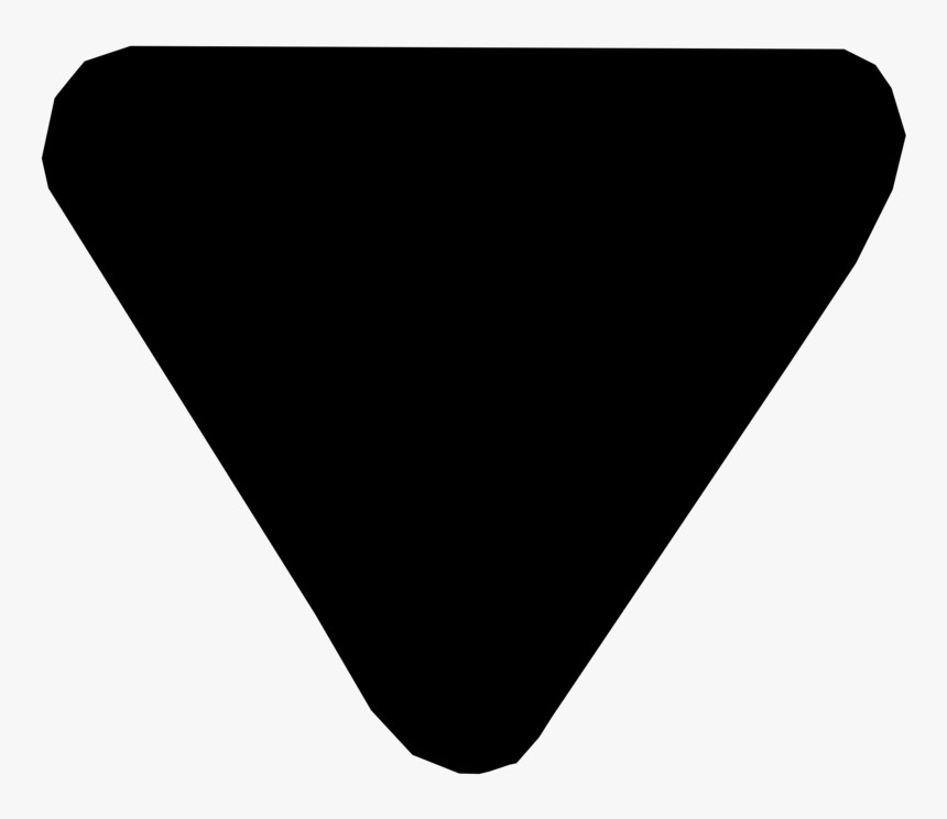 Triangle,line,black - Illustration, HD Png Download, Free Download