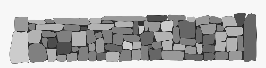 Stones, Walls, Fences, Grey, Gray, Bricks, Construction - Stone Wall Clipart, HD Png Download, Free Download