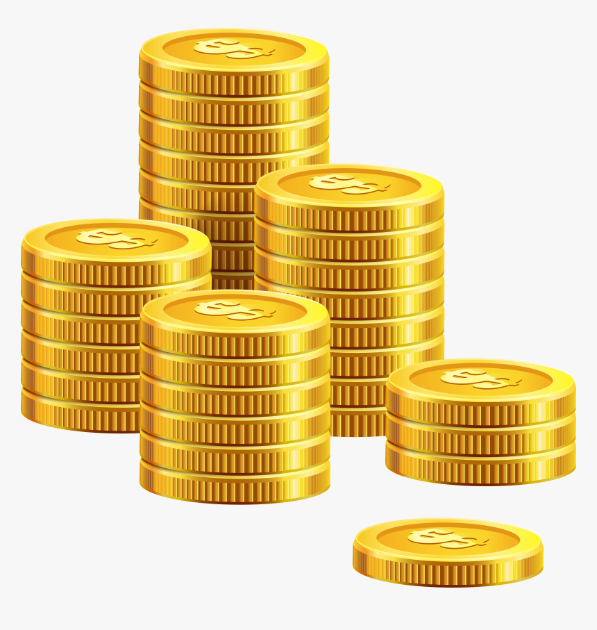 Pile Of Coins Png Clip Art, Transparent Png, Free Download