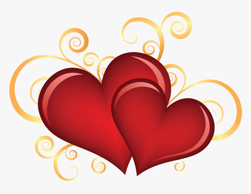 Two Red Hearts PNG Clipart - Best WEB Clipart