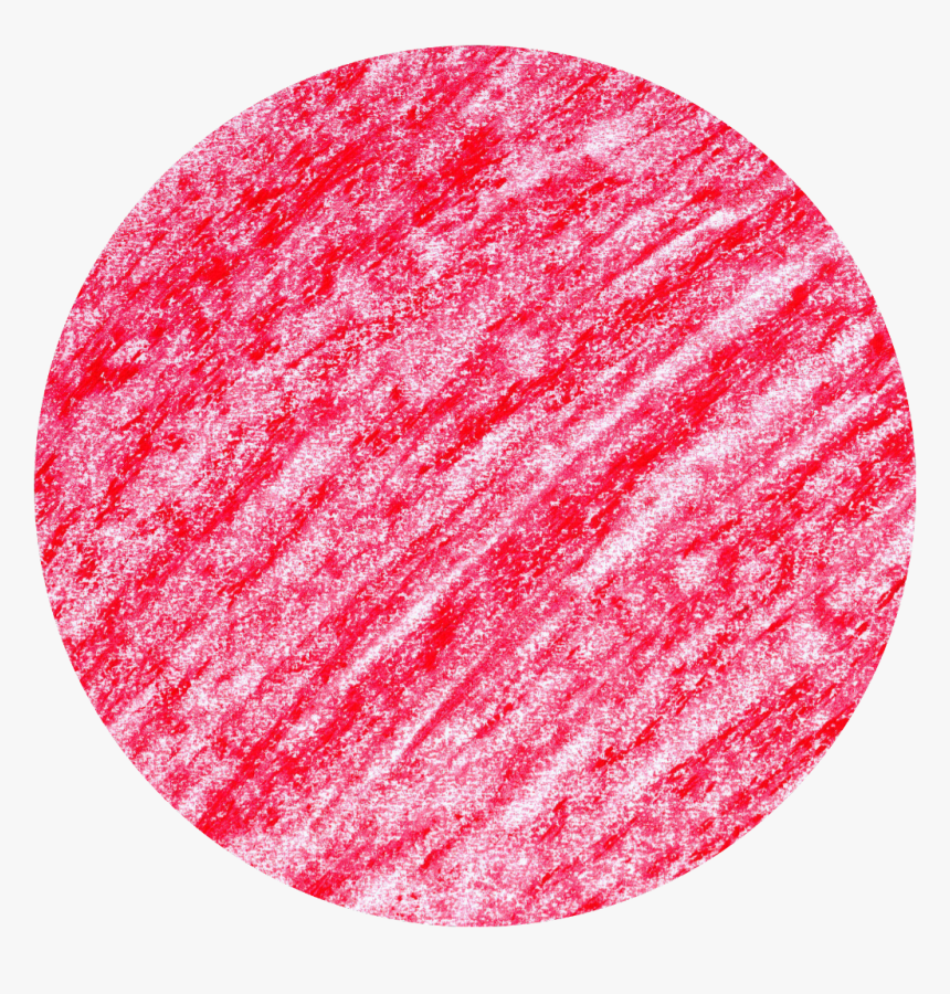 #circle #texture #crayons #abstract #picsart #4asno4i - Circle, HD Png Download, Free Download