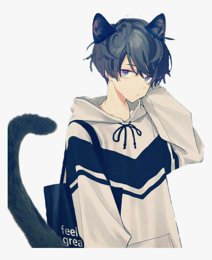 Neko Cute Anime Boy Png Transparent Png Kindpng - roblox ethan transparent