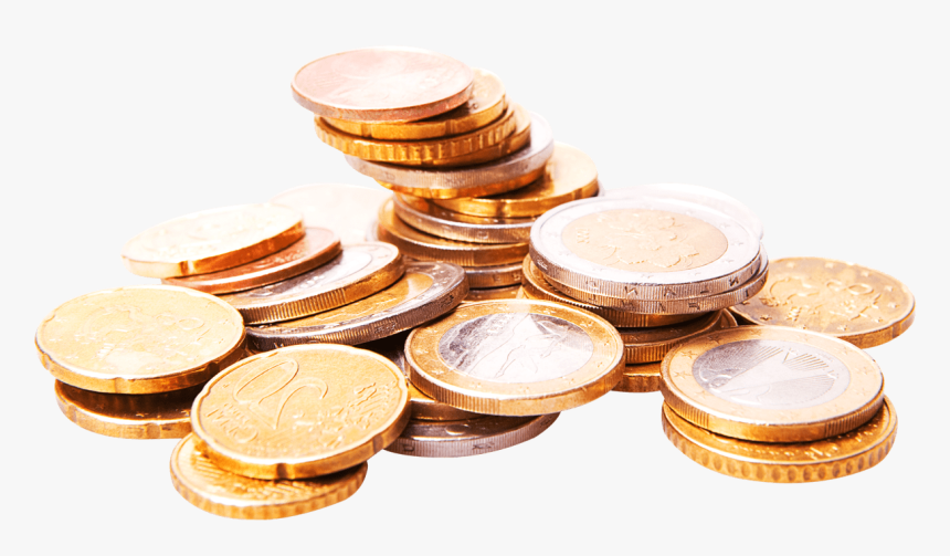 Stack Of Euro Coins - Euro Coins Png, Transparent Png, Free Download