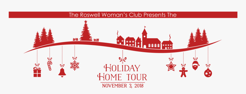 Holiday Home Tour Banner - Santa Claus With Reindeer Gold, HD Png Download, Free Download