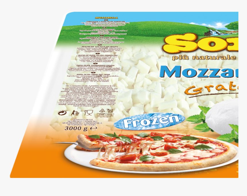 Frozen Mozzarella Cheese , Png Download - Mozzarella Peyniri, Transparent Png, Free Download