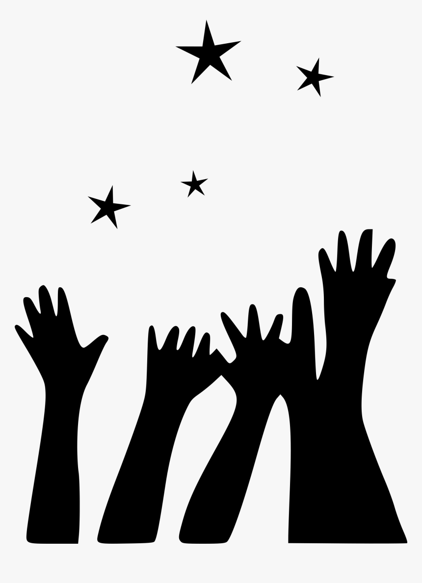 People In And White - Reach For The Stars Png, Transparent Png, Free Download