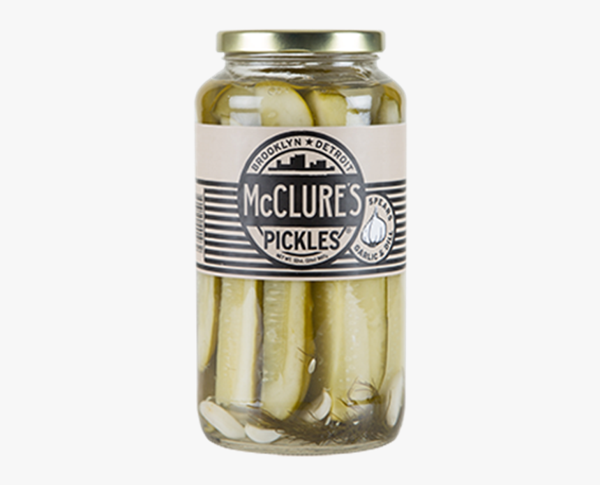 Mcclures Pickles Whole Garlic And Dill, HD Png Download, Free Download