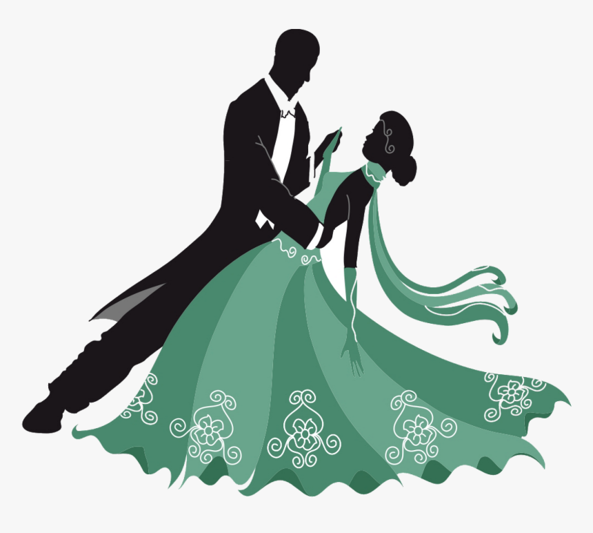 Ballroom Dance Cha Cha Cha Latin Dance Foxtrot - Ballroom Dancing Couple Clipart, HD Png Download, Free Download