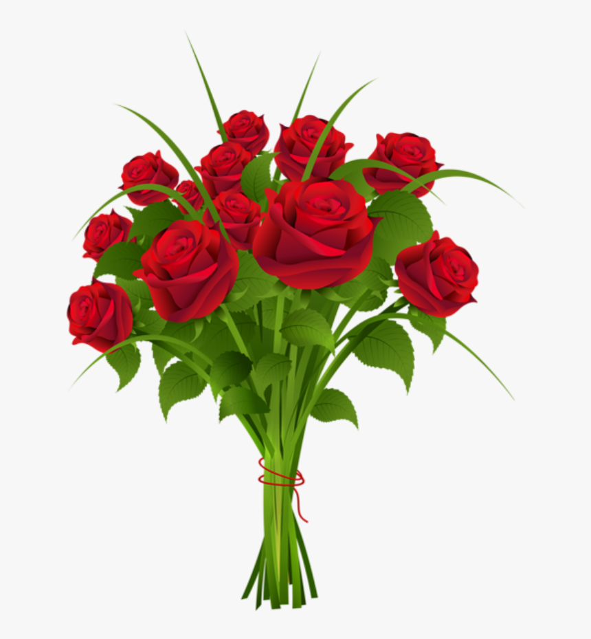 Buque De Rosa Vermelha - Flower Bouquet Transparent Background, HD Png Download, Free Download