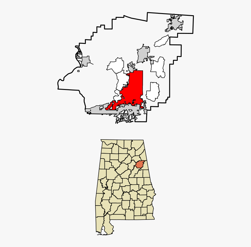 Location Of Anniston In Calhoun County, Alabama - Anniston Alabama, HD Png Download, Free Download