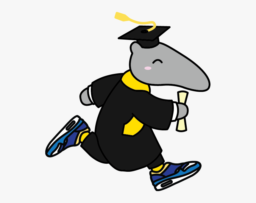 The Check-in Location For All Graduating Students Will - Peter The Anteater Cartoon, HD Png Download, Free Download