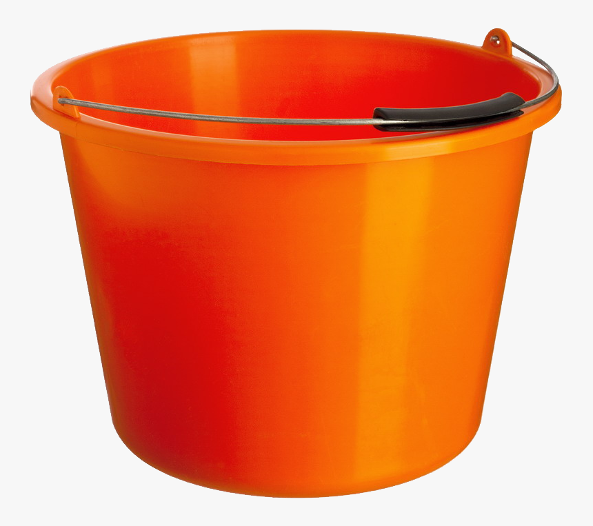 Container - Orange Bucket Png, Transparent Png, Free Download