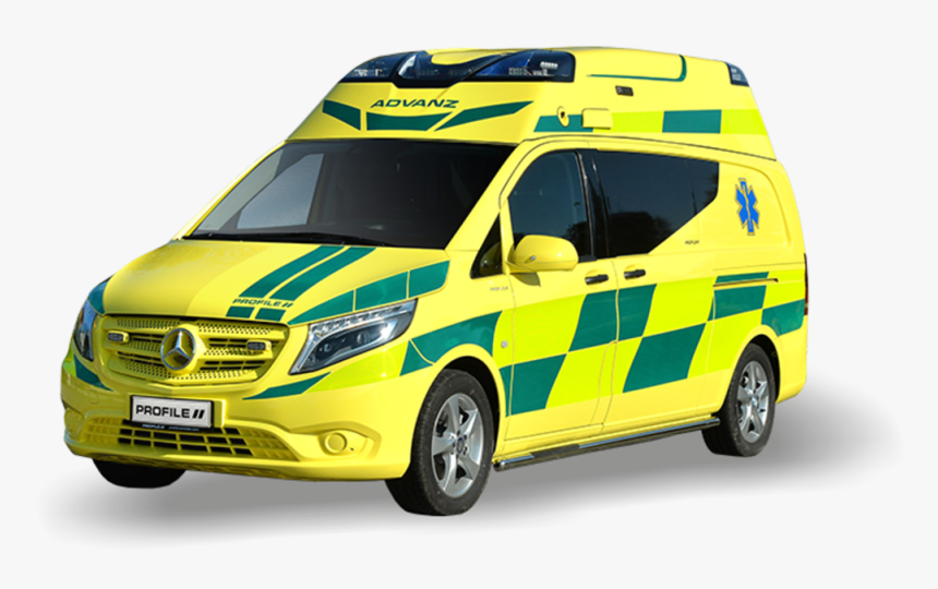 Rescue Vehicle Profile Advanz Ambulance - Compact Van, HD Png Download, Free Download