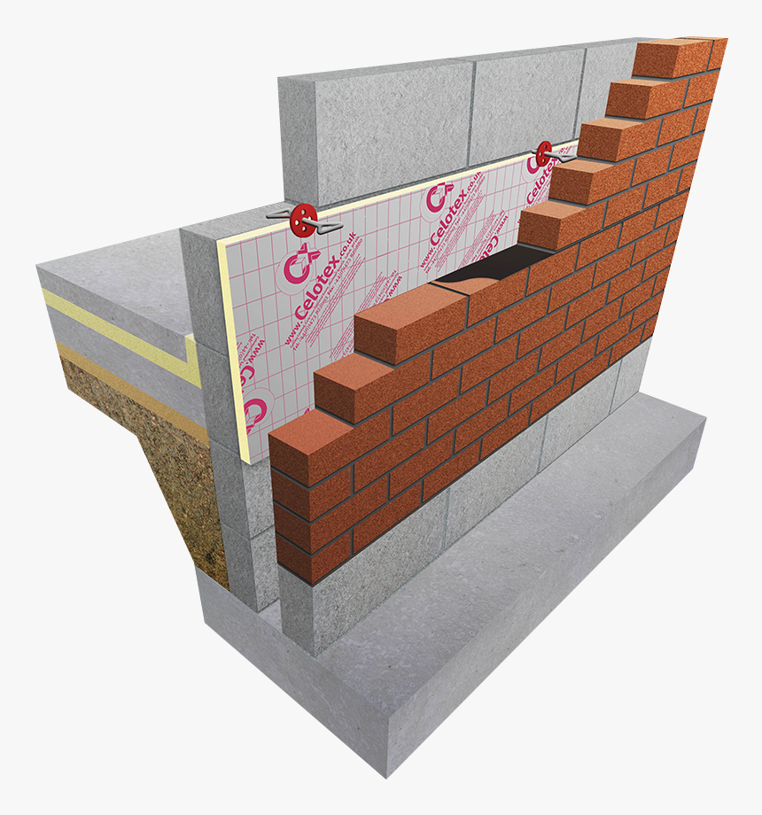 Application Image - Partial Fill Cavity Insulation, HD Png Download, Free Download