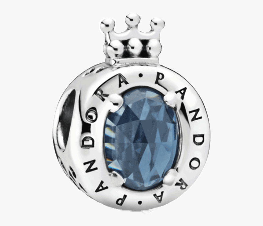 Blue Sparkling Crown O Charm, HD Png Download, Free Download