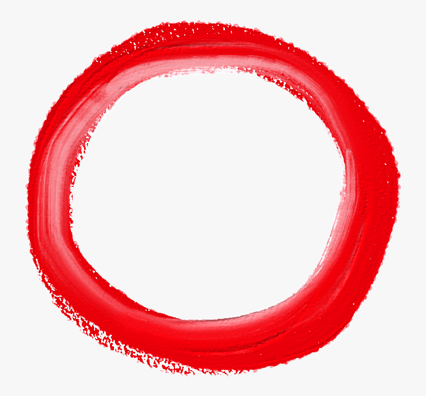 #circle #frame #red #brush #stroke #texture #brushstroke - Red Marker Circle Png, Transparent Png, Free Download