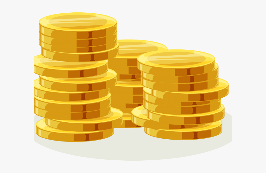 Transparent Stack Of Cash Clipart - Gold Coin Vector Png, Png Download, Free Download