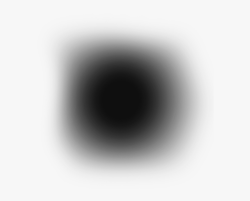 Model Shadow - Blurred Black Circle Png, Transparent Png, Free Download